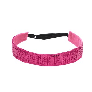 Unique Bargains Women's Adjustable Sequins Headbands 1 Pc - 1 of 4