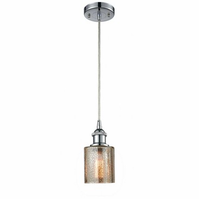 Cobbleskill - 1 Light Cord Hung Mini Pendant In Industrial Style-8 Inches Tall and 5 Inches Wide