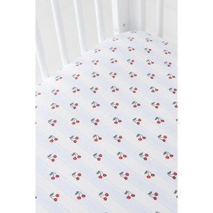 Crib Sheet | Cherry Picker | Charlie Lou Baby - 1 of 4