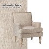 Asiab Upholstered Armchair with Nailhead Trim| Karat Home - 3 of 4