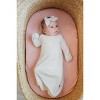 City Threads USA-Made Organic Cotton Super-Soft Baby Rib Gown - 2 of 4