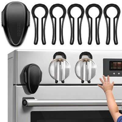 (5 + 1 Pack) Oven Door Lock Child Safety, Gas Stove Knob Locks, Child Proof Oven Knob Locks