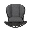2pc Modern La Habra Chair with Iron and Plastic for Outside-Christopher Knight Home - 4 of 4