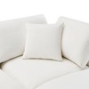 Okak 130" Convertible U-Shaped Sectional Sofa Bed W Ottoman, 6 Seat Cloud Upholstered Sleeper Sofa Free Combination for Living Room,Apartment, Beige - 4 of 4