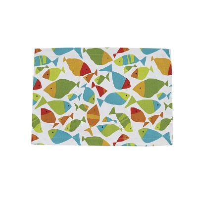 Split P Fabulous Fish Placemat Set - White