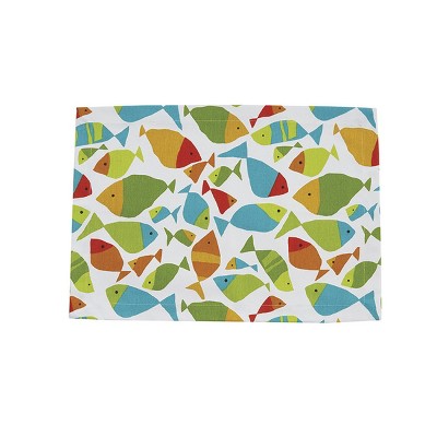 Split P Fabulous Fish Placemat Set - White