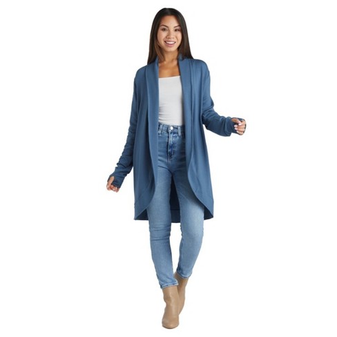 Softies Ultra-dream Cascade Cardigan With Thumbholes Spring Lake : Target