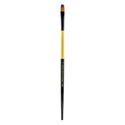 Dynasty Black Gold Series Long Handled Synthetic Filbert Brushes, Series 1526