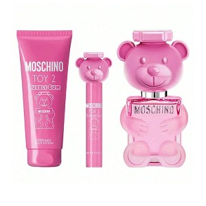Moschino Toy 2 Bubble Gum 3 Pcs Set For Women: 3.4 Eau De Toilette Spray + 0.3 Eau De Toilette Spray + 3.4 Body Lotion - 1 of 1