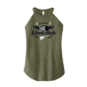 Women's - School of Rock - Original Logo Graphic High Neck Tank - 1 of 3