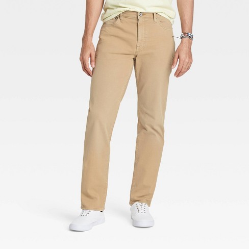 Men's Every Wear Athletic Fit Chino Pants - Goodfellow & Co™ Khaki 42x30