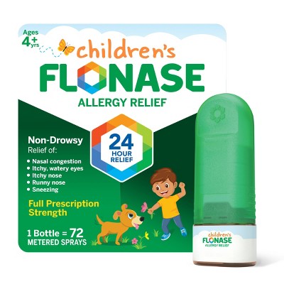 Flonase Children's Allergy Relief Nasal Spray - Fluticasone Propionate - 72 sprays - 0.38 fl oz