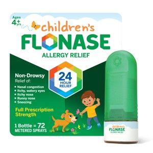 Flonase Children's Allergy Relief Nasal Spray - Fluticasone Propionate - 72 sprays - 0.38 fl oz - 1 of 4
