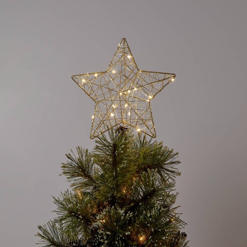 gold christmas star