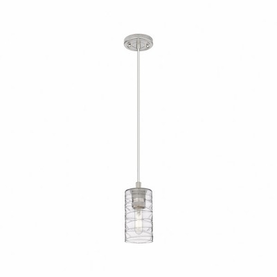 Crown Point - 1 Light Cord Pendant In Industrial Style-8.38 Inches Tall and 3.88 Inches Wide
