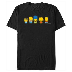 Men's The Simpsons Chibi Family T-Shirt - 1 of 4