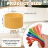 Unique Bargains Silicone Protective Heat Resistant Non Slip Coffee Cup Sleeve 4 Pcs - 2 of 4