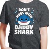 Boys' - Baby Shark - Don't Mess With Dadday Shark Short Sleeve Graphic T-Shirt - 2 of 4