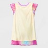 Toddler Girls' Care Bears NightGown Pajama - Yellow - 2 of 4