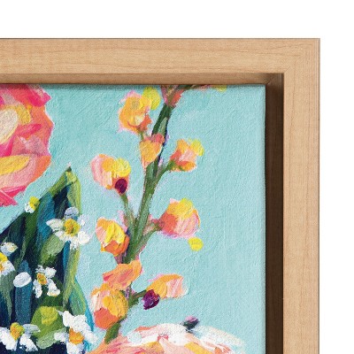 Miss Mabel's Summer Bouquet Multicolored Floral Canvas Art