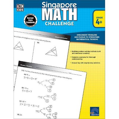 Singapore Math Challenge, Grades 4 - 6 - (Paperback)