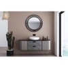 Kiera Grace 30" Rattan Round Mirror Matte Black: Chic Modern Wall-Mounted Decor, No Assembly Required - 3 of 3