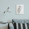 Stupell Industries Soft Arctic Owl Perched on Minimal Branch Canvas Art, 16" x 20" - 3 of 4