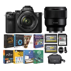 Sony Alpha a7II Mirrorless Digital Camera with 28-70mm and 85mm Lens Bundle