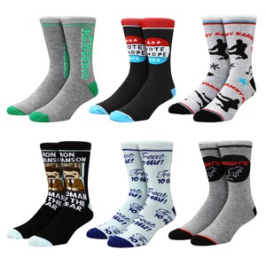 Parks & Recreation 5-Pack Men's Crew Socks - 1 of 4