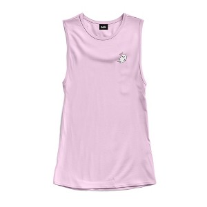 Dalix Ghost Embroidered Muscle Tank Sleeveless Cotton Soft Summer Womens - 1 of 4
