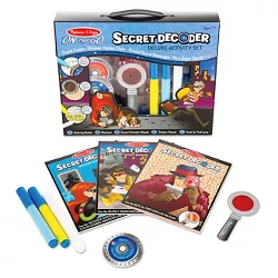 Melissa & Doug On the Go Secret Decoder Deluxe Activity Set and Super Sleuth Toy Board Game