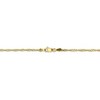 Black Bow Jewelry 1.7mm, 10k Yellow Gold, Singapore Chain Necklace - 4 of 4