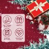 GustoWave Holiday Decorative Washable Christmas Snow Print Area Rug, Low Pile for Bedroom - 4 of 4
