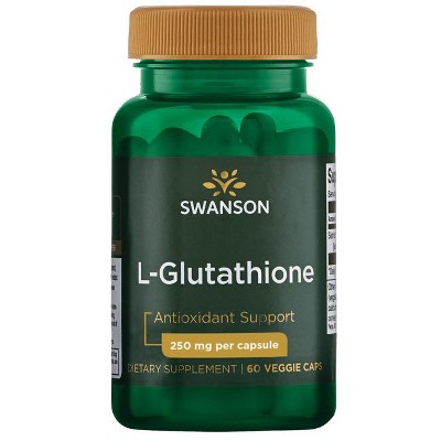 Swanson L-Glutathione 250 mg 60 Veg Capsules.