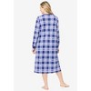 Dreams & Co. Women's Plus Size Thermal Henley Nightgown - image 3 of 4