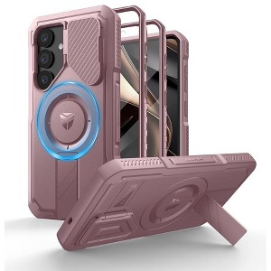 Dexnor for Samsung Galaxy S25 Case with Camera Cover & Adjustable Kickstand & Built-in Screen Protector, Magnetic Cover (2025) - 1 of 1
