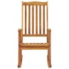 vidaXL Rocking Chair with Cushions Solid Acacia Wood - 3 of 4