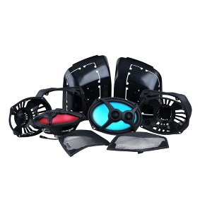Memphis Audio MXHD14LIDKIT 14+ HD Bag Lids with Integrated 6X9" Speakers 125W/250W - 1 of 4