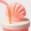 17 fl oz Tumbler with Figural Shell Lid Pink - Sun Squad™ - 3 of 3