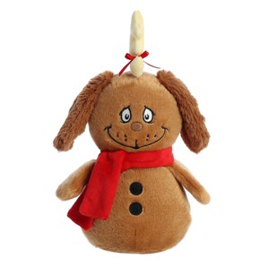 Aurora Small Max Snowman Dr. Seuss Whimsical Stuffed Animal Brown 8" - 1 of 4