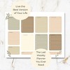 Blu Monaco Gold Edge Desk Pad – Undated Weekly Planner Notepad – 8.5 x 11, 50 Pages – Tear-Off Calendar for Scheduling and Organization - 3 of 4