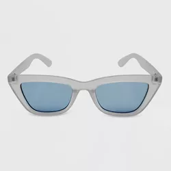 Women's Narrow Cateye Sunglasses - Wild Fable™ Clear