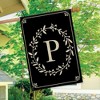 Briarwood Lane Classic Monogram Letter P House Flag Double-Sided 28" x 40" - 4 of 4