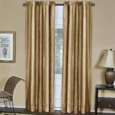 Sandstone Ombre Semi-Sheer Polyester Window Curtain Set