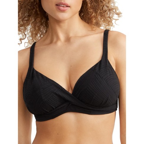 East Hampton Underwired Gathered Full Cup Bikini Top – Sheer Essentials  Lingerie & Swimwear