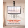 VEVOR Motorized Ceiling TV Mount, TV Wall Mount for 32 to 55 Inch TV, Electric Adjustable Ceiling TV Mount, Motorized Flip Down TV Mount, Black - 3 of 4