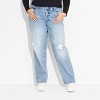 Women's High-Rise Curvy Straight Jeans - Wild Fable™ - 2 of 3