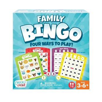 Chuckle & Roar Family Bingo - Kids Educational Bingo Game