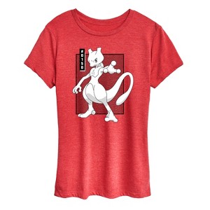 Women's - Pokémon - Mewtwo Manga Short Sleeve Graphic T-Shirt - 1 of 4