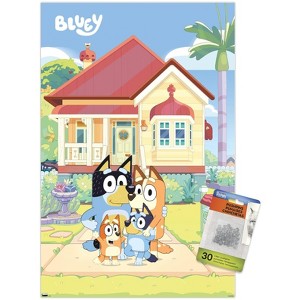 Trends International Bluey - Family Unframed Wall Poster Prints - 1 of 4